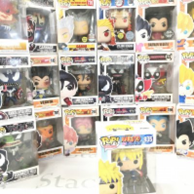 19 Boxed Funko Pop Figures Including Marvel. Dragon Ball Etc.