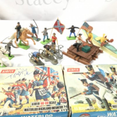 A Small College of Timpo. Britains And Airfix Figures. No Reserve.