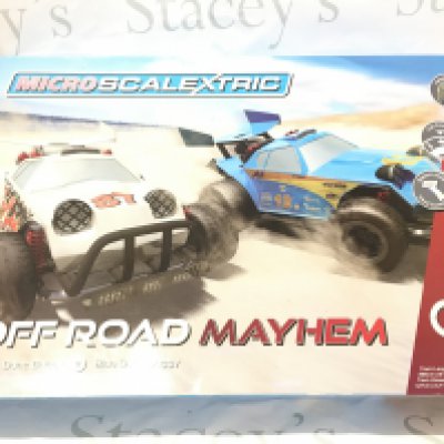 A Boxed Micro Scalextric Off Road Mayhem Set. No Reserve.