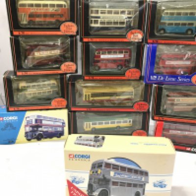 A Small Collection of Boxed Exclusive First Editions. And Corgi Buses. No Reserve.