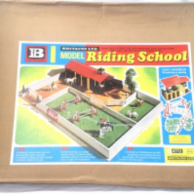 A Boxed Britains Model Riding School. #4713.