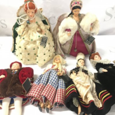 A Small Collection of Peggy Nesbit Dolls.