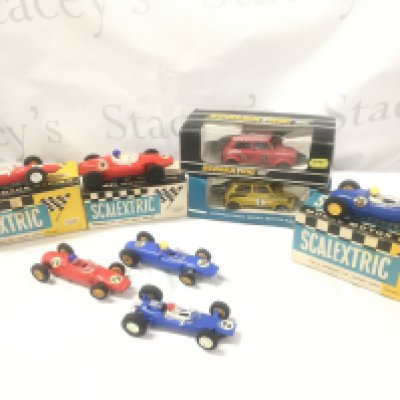 A Collection of Boxed And Loose Scalextric Cars In Various States. No Reserve.