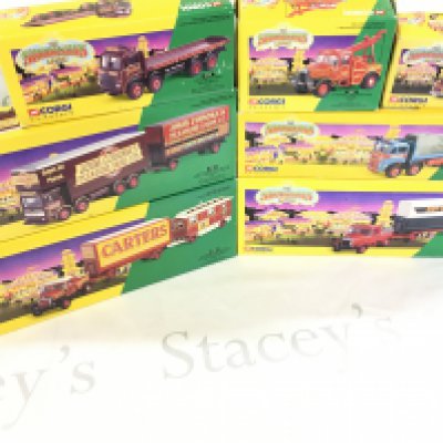 A Collection Of Boxed Corgi Classic Showman&rsquo;s Range Vehicles.