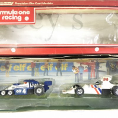A Boxed St. Michael Formula 1 Racing Set. And Elf-Tyrell Project 34 With Hasketh 308.