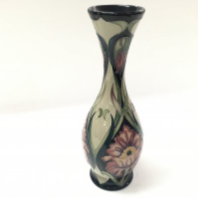 A Moorcroft vase by Rachel Bishop. 26cm tall. In excellent condition with no noted damage or repair.