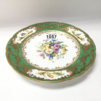A s&egrave;vres porcelain plate.