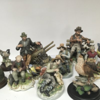 A collection of Country Artist figures and Capodimonte figures. NO RESERVE