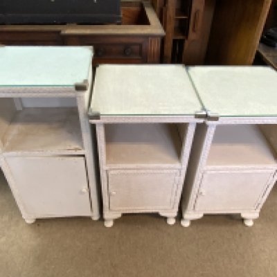 A 1950s glazed oak bookcase/ bureau. 102cm x 106cm x 29cm