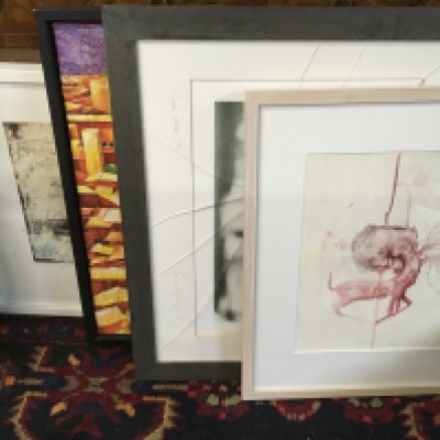 A collection of Framed abstract art including mid 20th century artist John Horwill. Frame Dimensions range from 40x48 to 44x64cm This lot cannot be posted- NO RESERVE