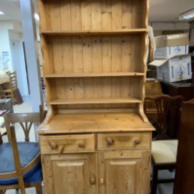 A vintage pine Welsh dresser. 198cm x 90cm x 42cm