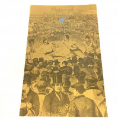 Mike Tyson autographed National Sporting Club program