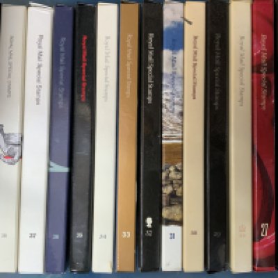 36 Royal Mail Special stamp books with additional presentation packs and postal related ephemera (D) (2 boxes).