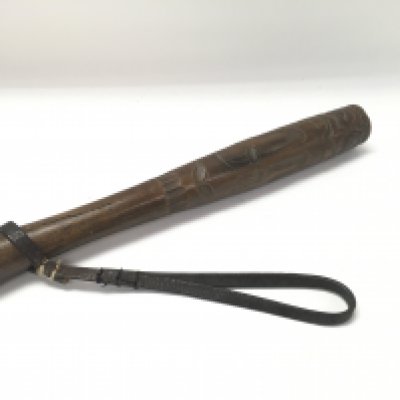 A Māori style hand carved tribal club.