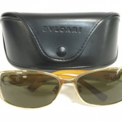 A pair of cased Bulgari 6003-B Sunglasses. Postage category A