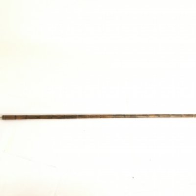 A silver topped walking stick