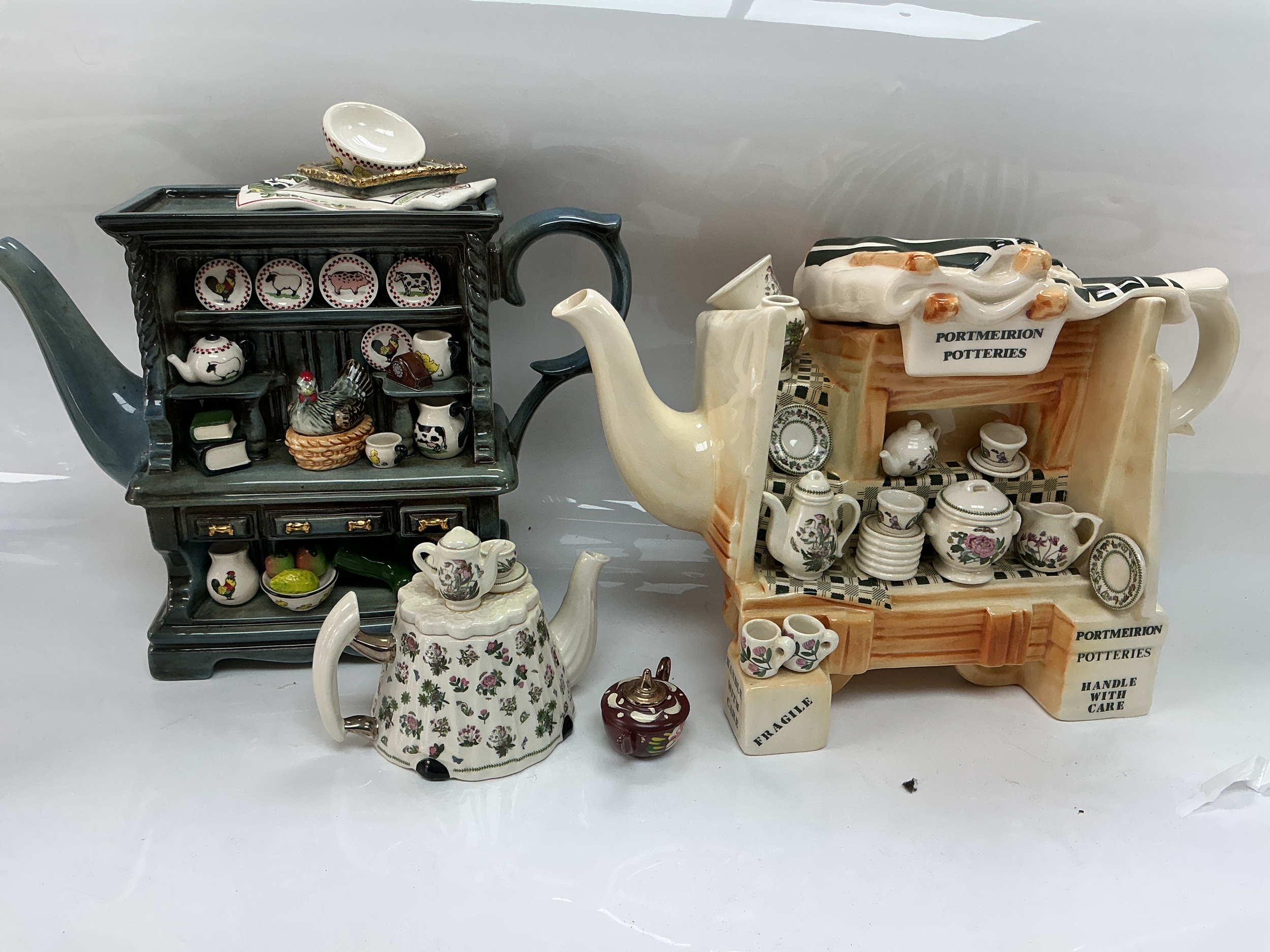 Portmeirion tea pots and others 