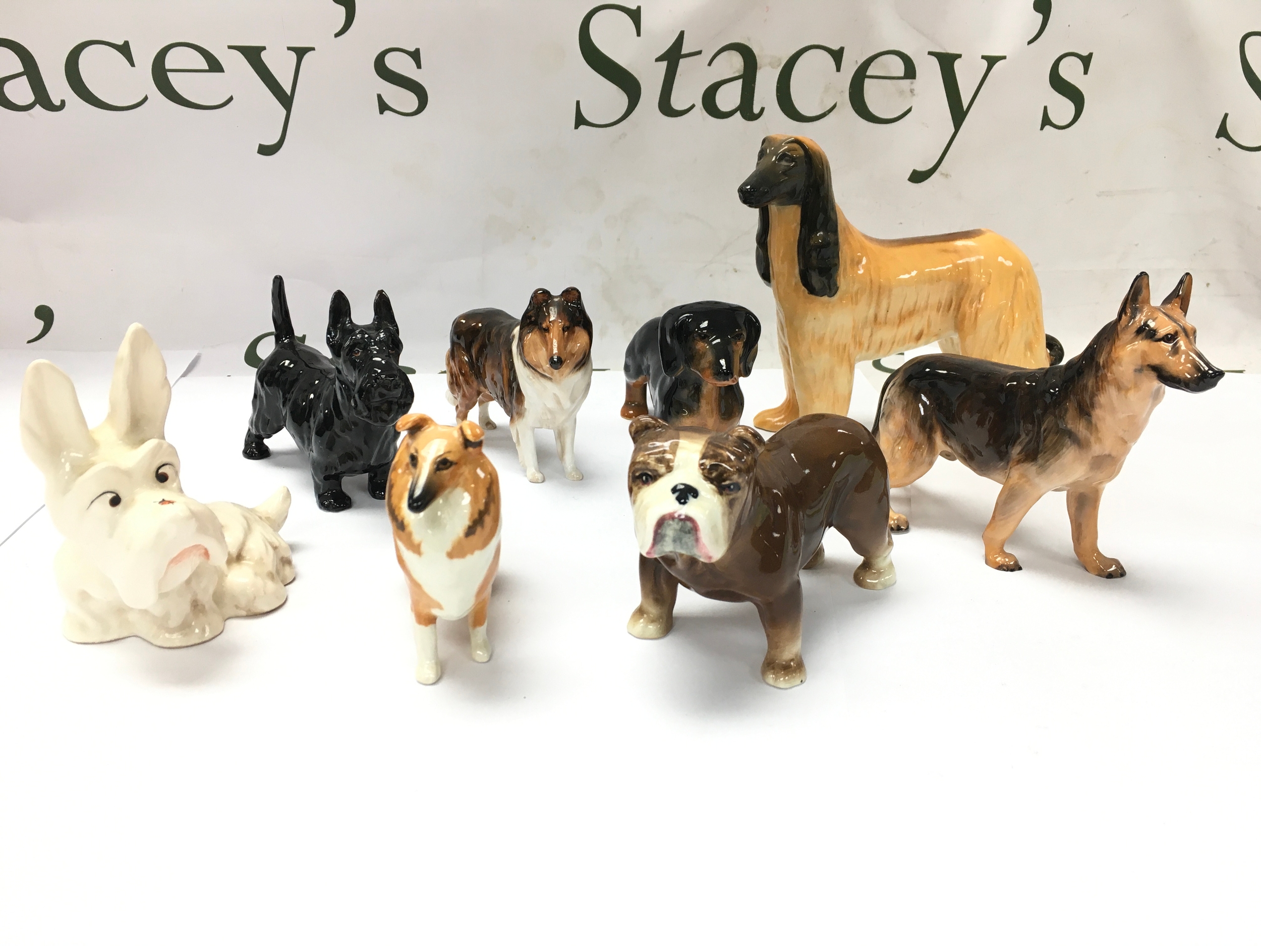 vintage Beswick and Royal Doulton including Bulldog "Bosun" Figurine Model No. 1731
