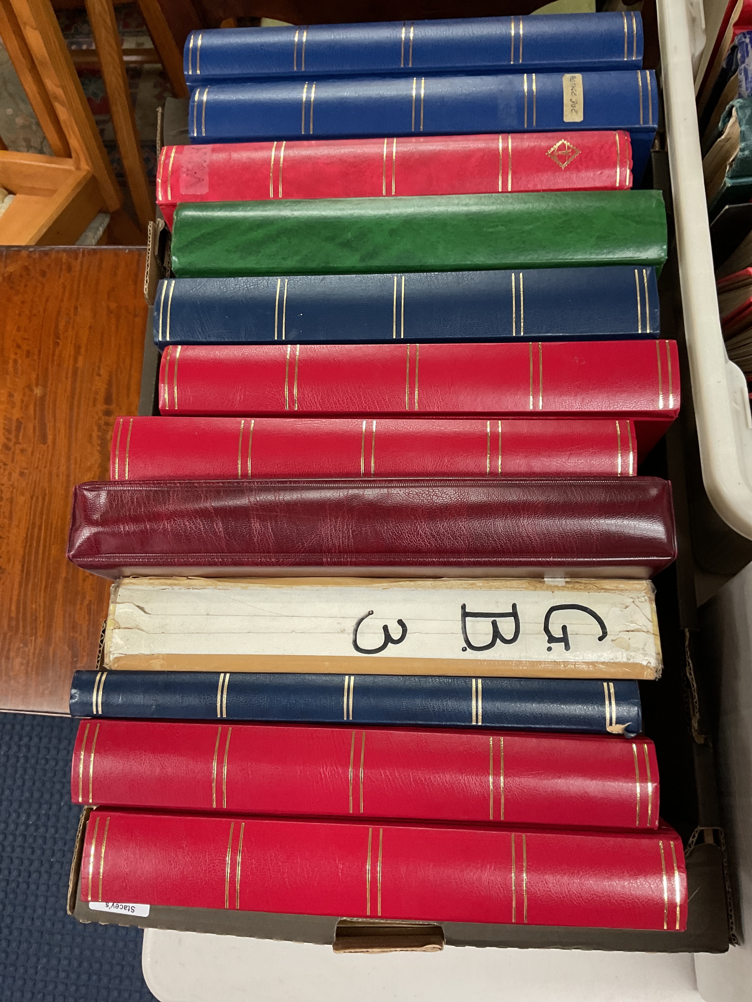 12 albums of QEIIR in stock books and later examples .pre decimal, phosphors and mint.