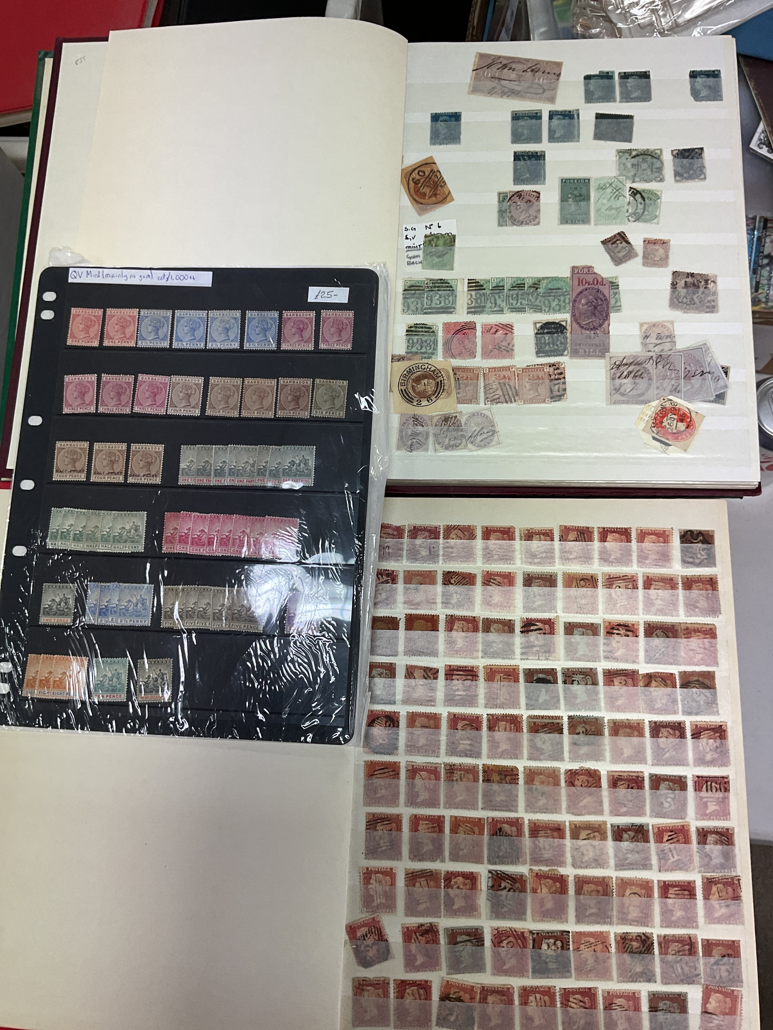 Victorian stamps, many countries and mint examples, penny reds, tupenny blues and lots of interesting stamps.