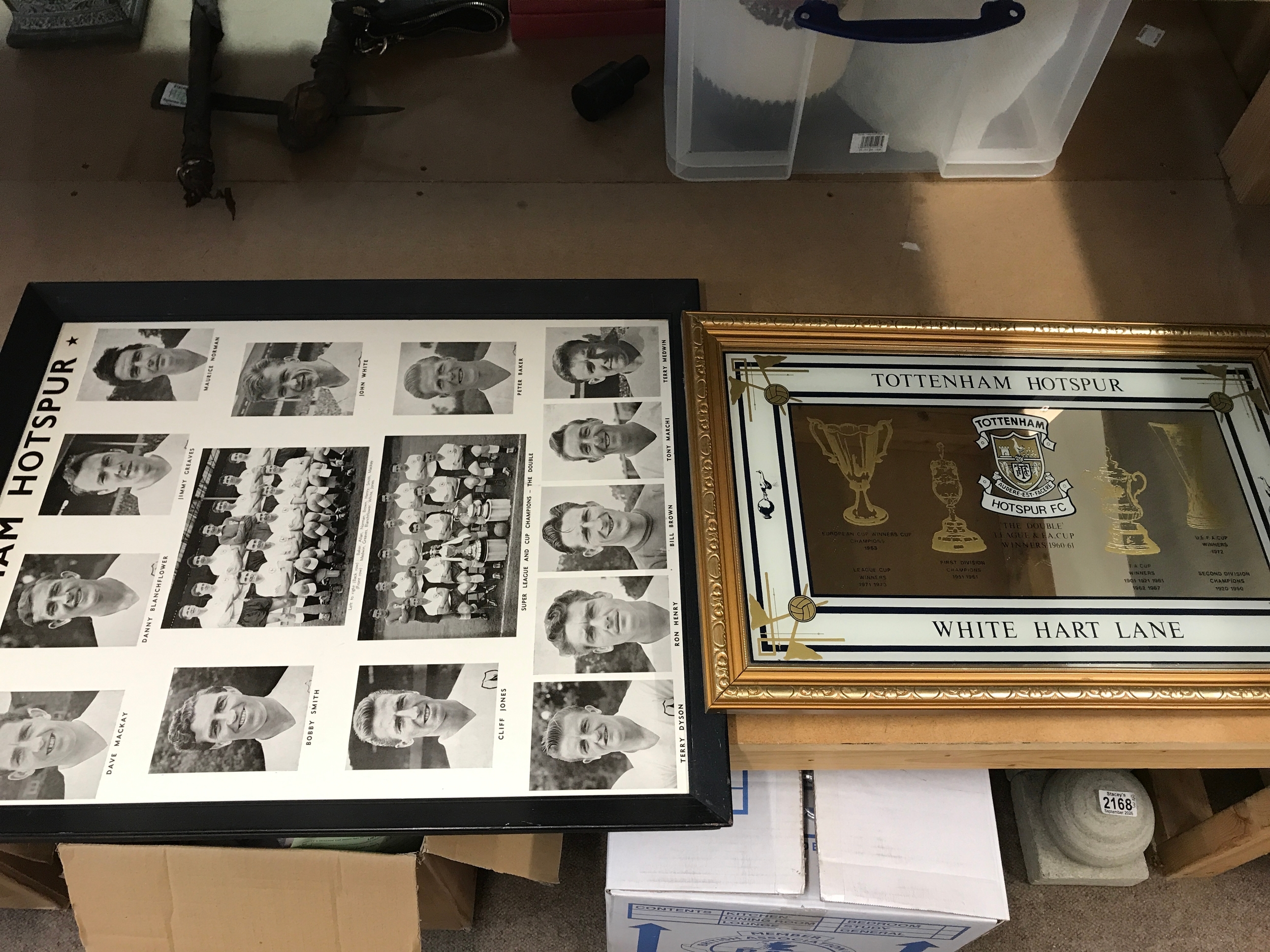 Collection of Tottenham Hotspur's related items including books, cards pictures etc.