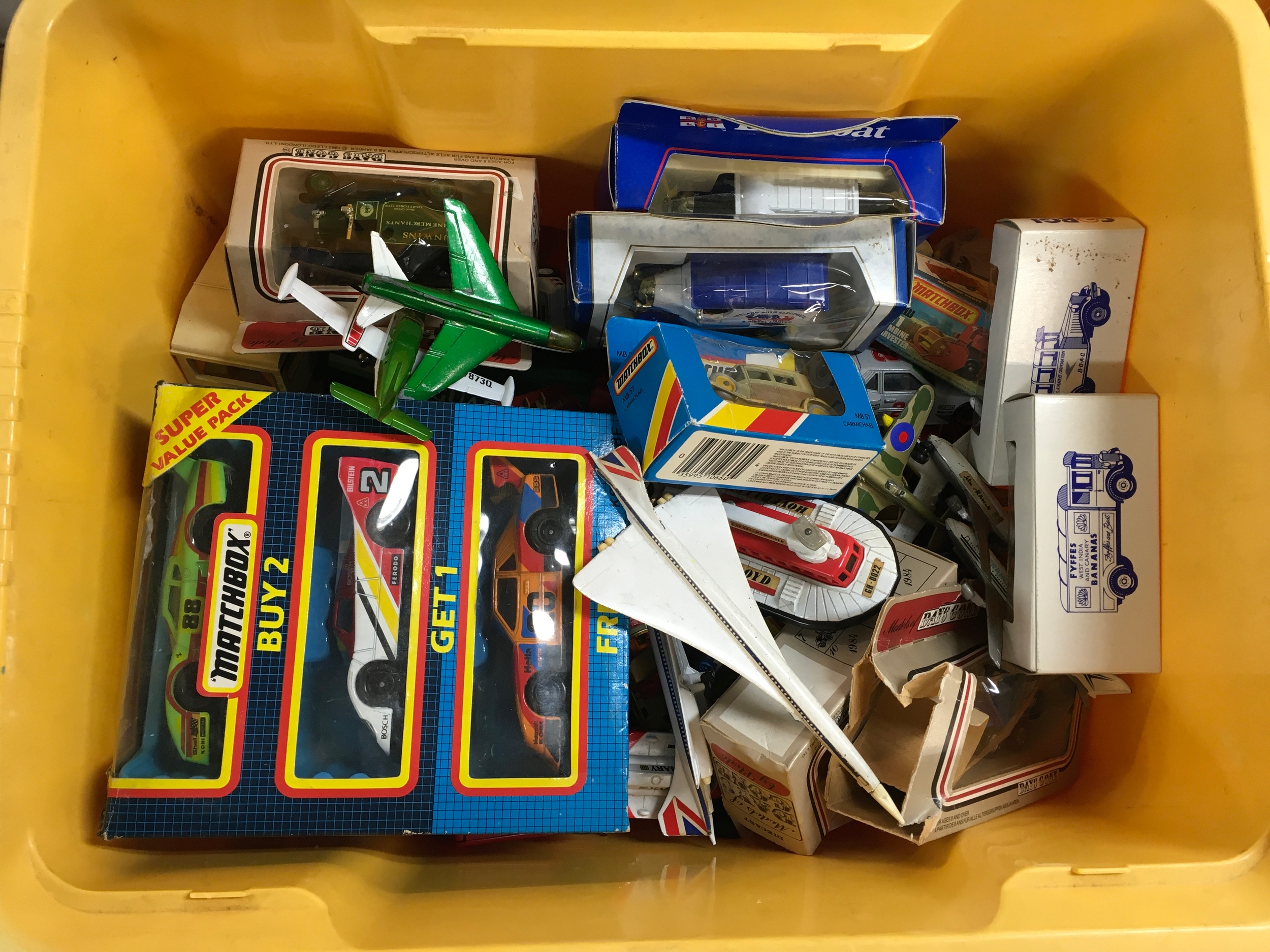Boxed and Playworn cars and other vehicles 