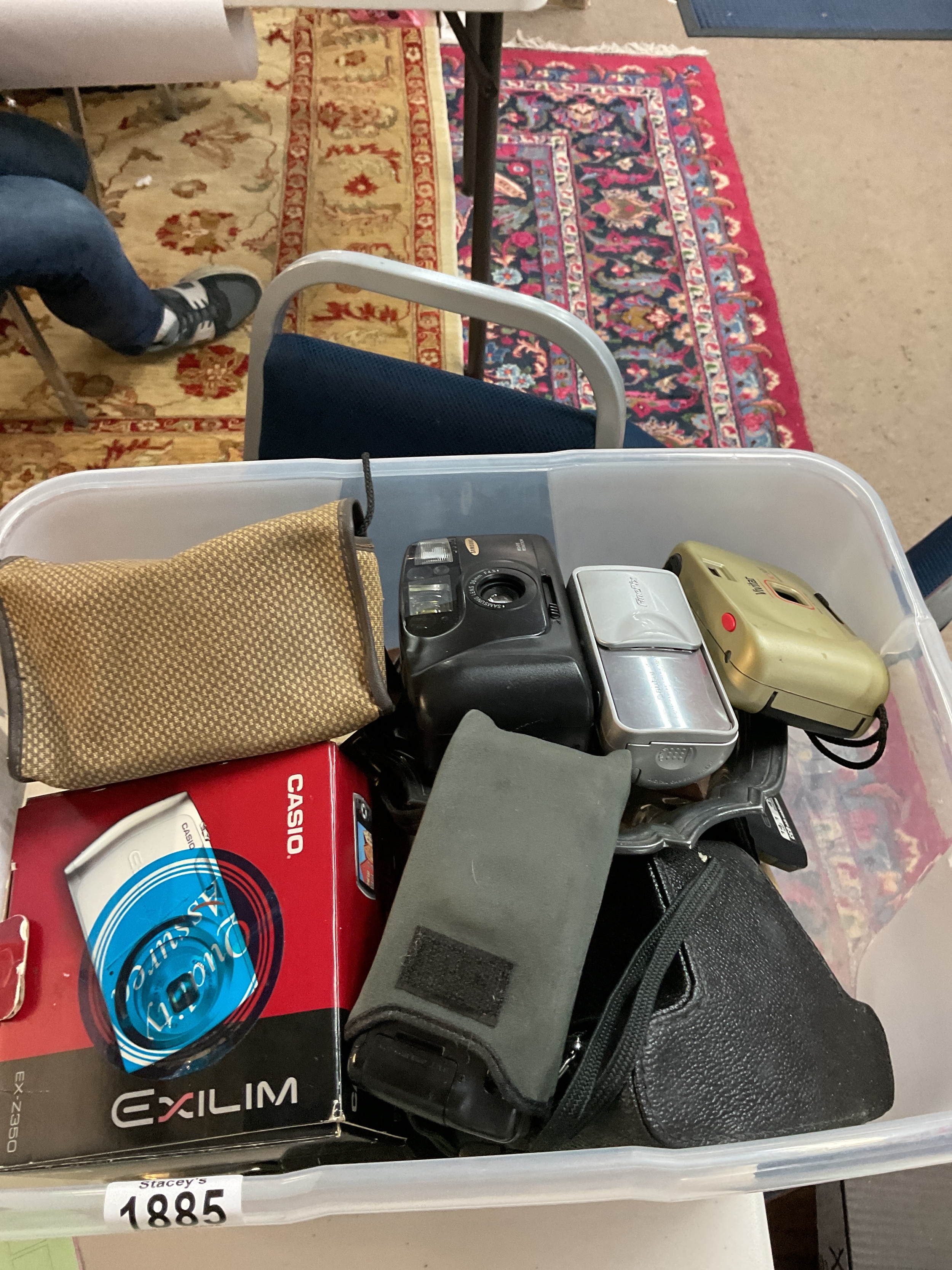 Qty of cameras and EPNS items to inc tankards.