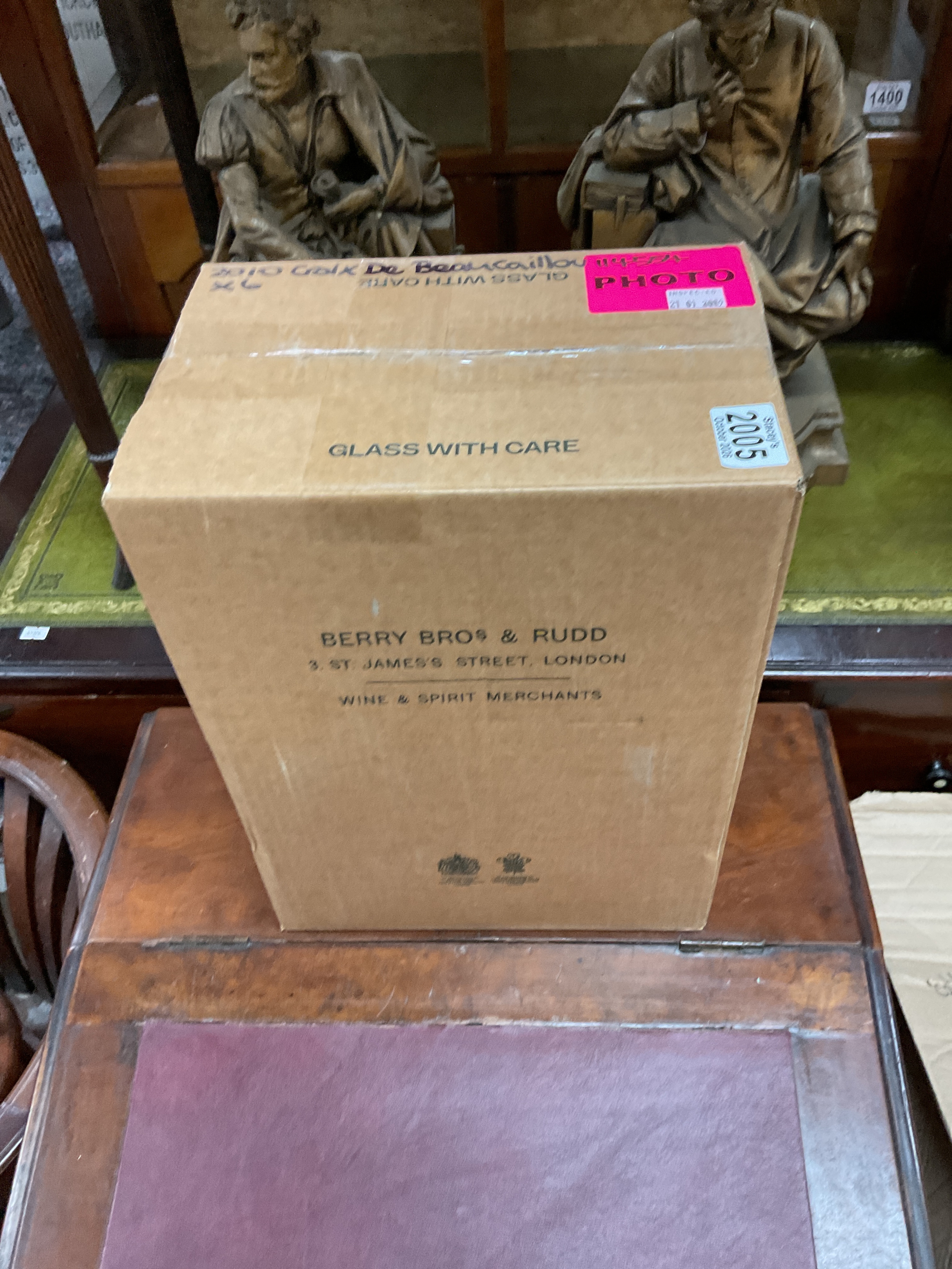 Six bottles of Croix Ducru-Beaucailou,St Julian Bordeux 2010. Stored in Berry Bros warehouse.