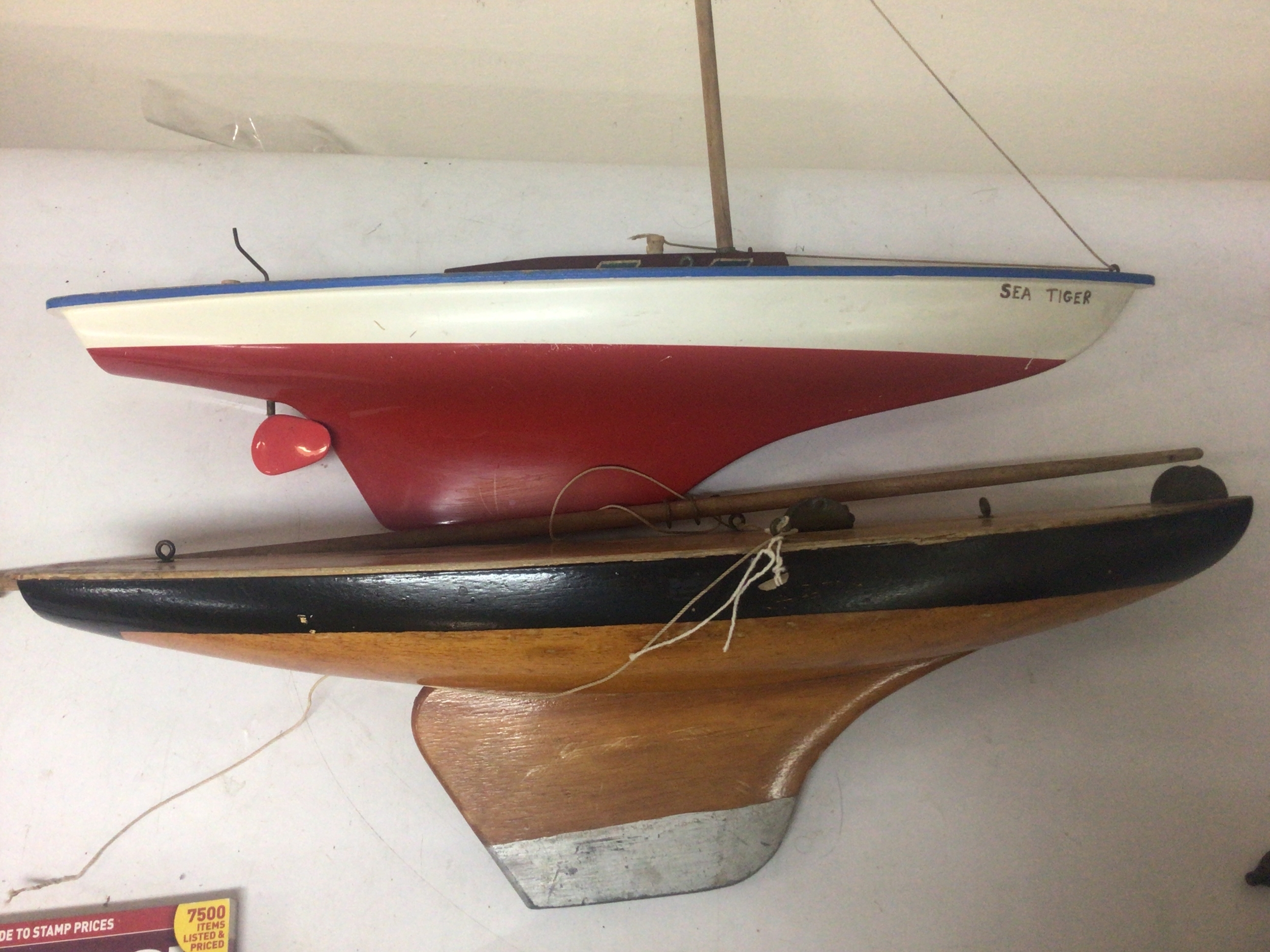 Two Vintage Pond Yachts 