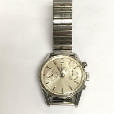 A steel cased Tag Heuer Carrera watch. Shipping category A.