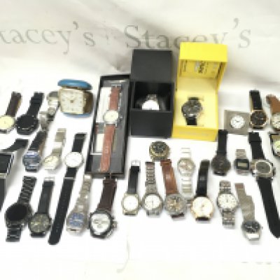 A collection of assorted watches including storm Casio etc.