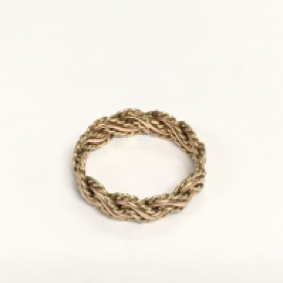 A 9ct welsh gold ring, approx 2.5g and approx K-L. Shipping category A.