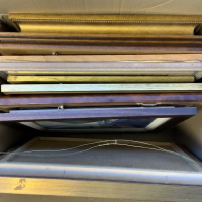 A collection of mixed prints and watercolours and oils (10)