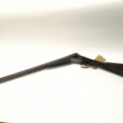 A Turners and sons 12g side by side shotgun with double trigger. Damascus twist 30 inch barrel. 172943 PLEASE NOTE THAT A SHOTGUN LICENSE IS REQUIRED TO PURCHASE THIS. VIEWING AND COLLECTING IS BY APPOINTMENT ONLY.