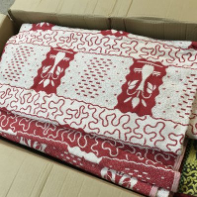 A collection of mid 20th century woven fabric , postage category C