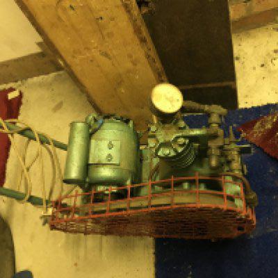 A workshop Air compressor single phase electric. Sold in situ buyer to collect viewing by appointment only RM15 area.