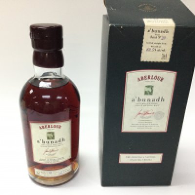 A bottle of Aberlour single malt from batch 20. 700ml sealed and boxed.