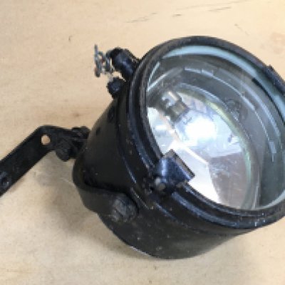 A rare vintage black swivel car lamp with bracket . Cannot be posted