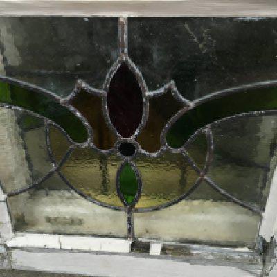 Five stained glass windows. 36 x34 cm .