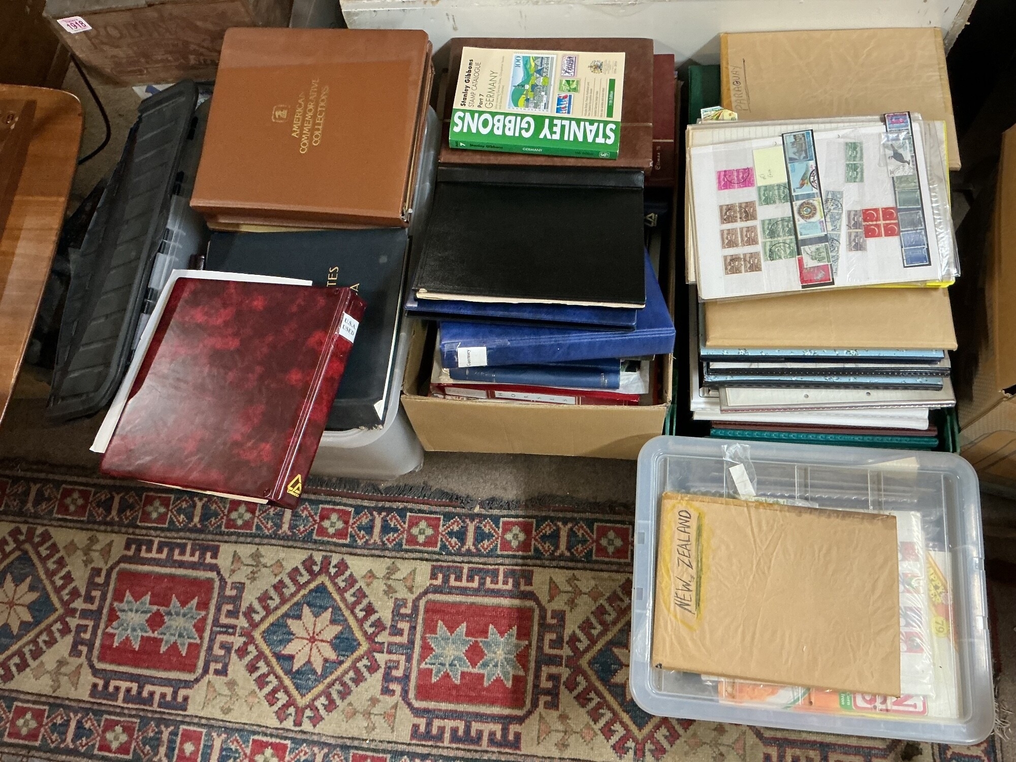 large collection of world albums. Wide collections include stamps a large amount often countries