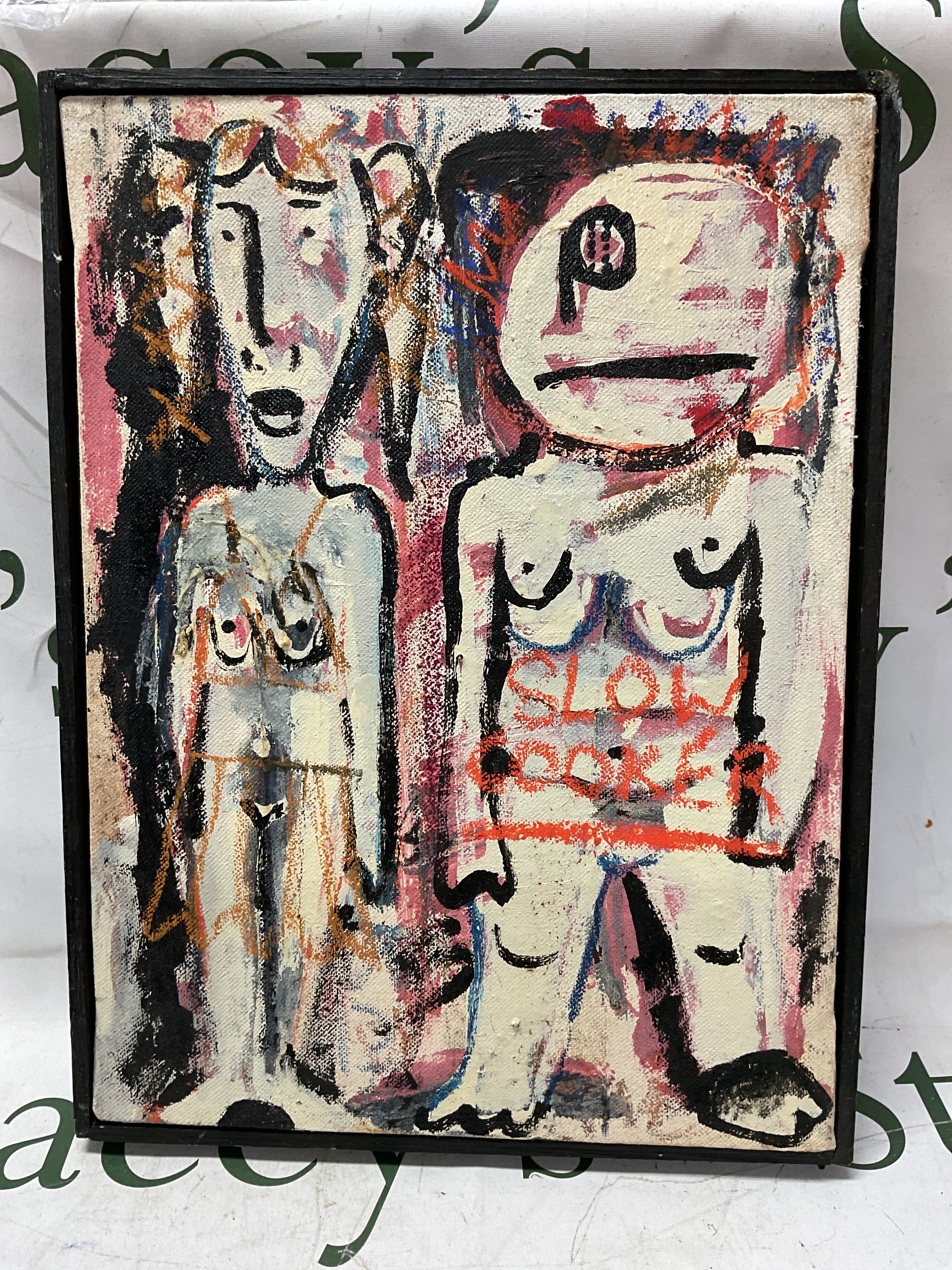 Joel S Dickens (1974-) "slow cooker" 34 cm x 26 cm.