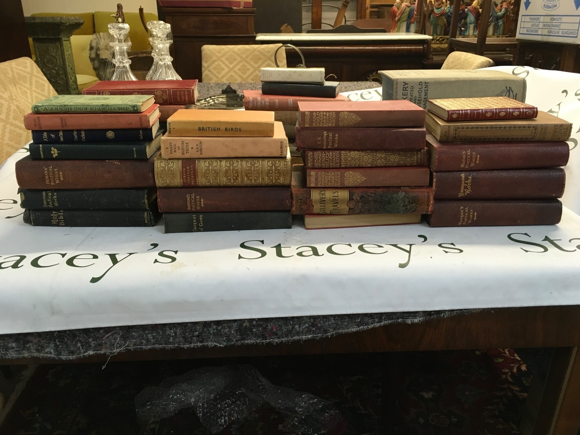 A collection of multiple old books and novels NO RESERVE