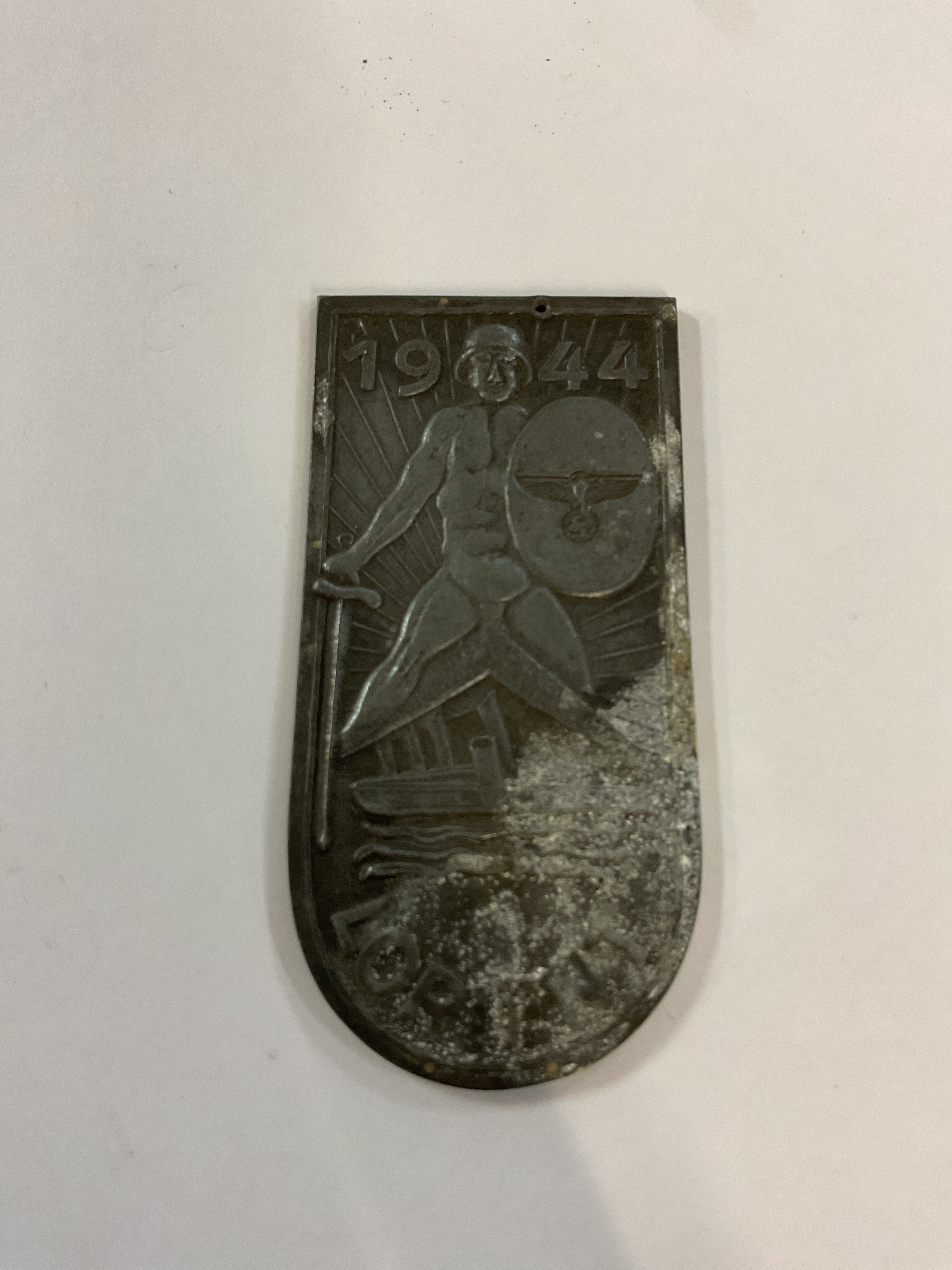 WWII German LOrient arm shield dated 1944.