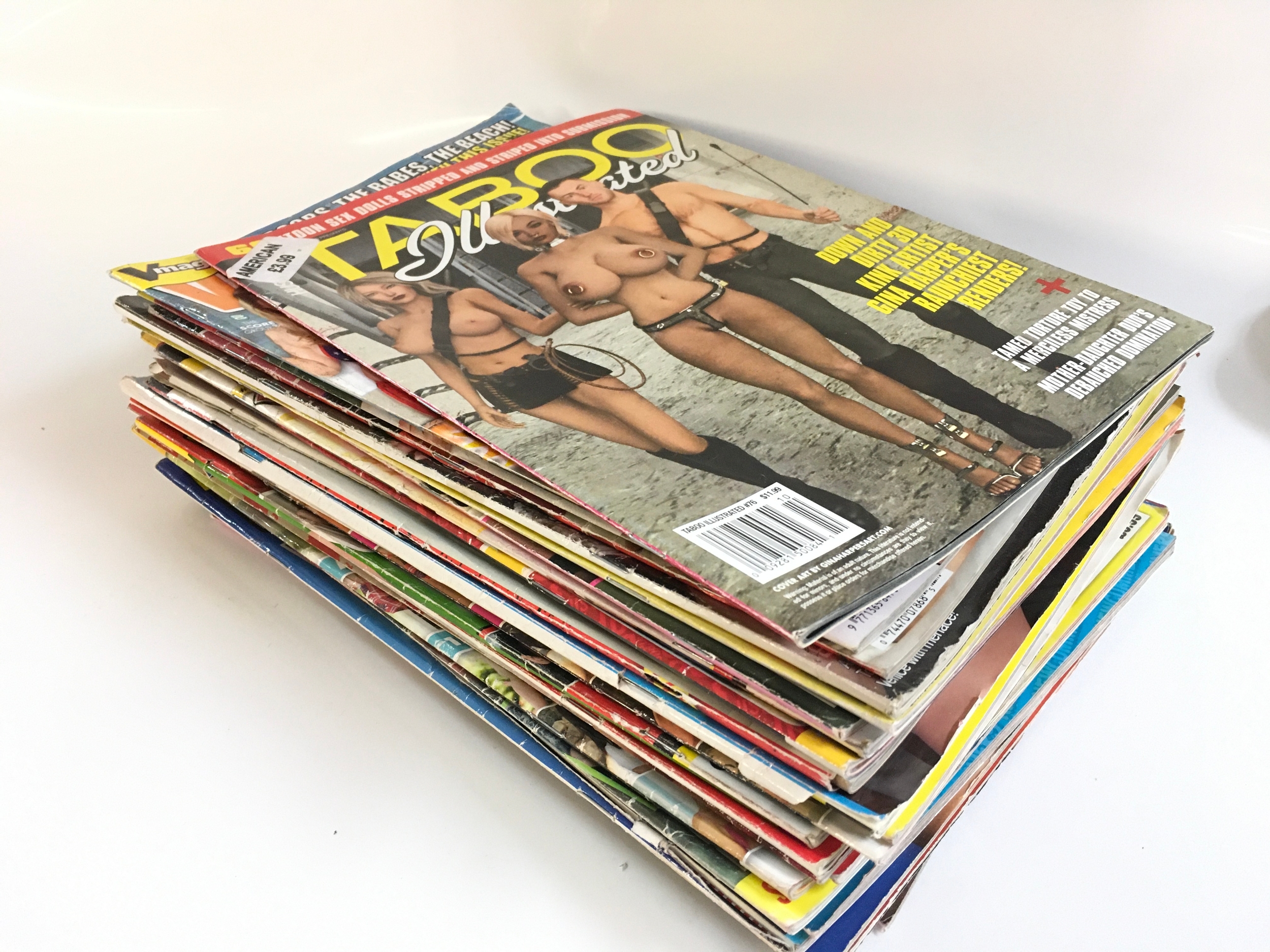 A collection of adult magazines , no reserve