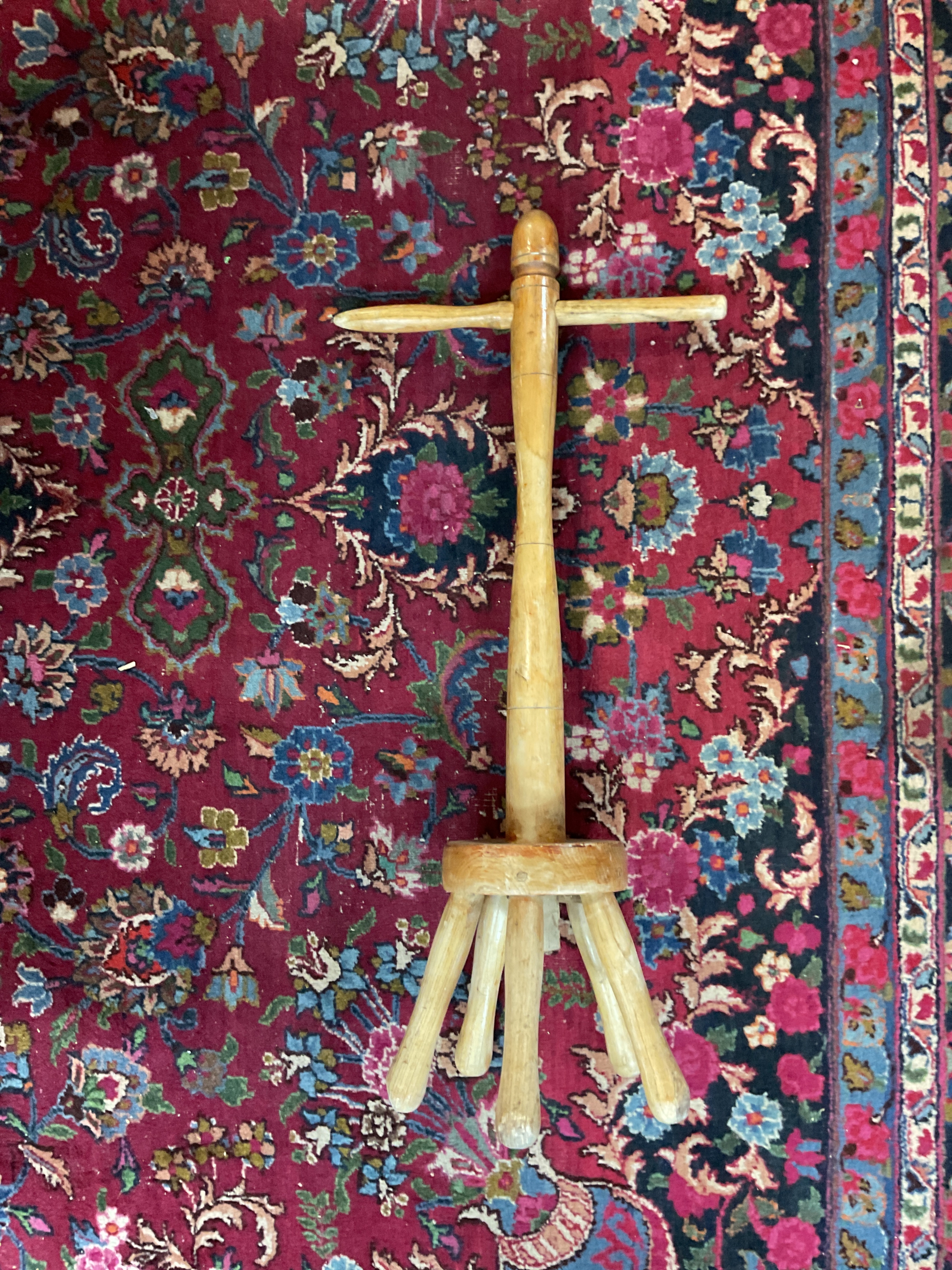 Vintage pine washing dolly