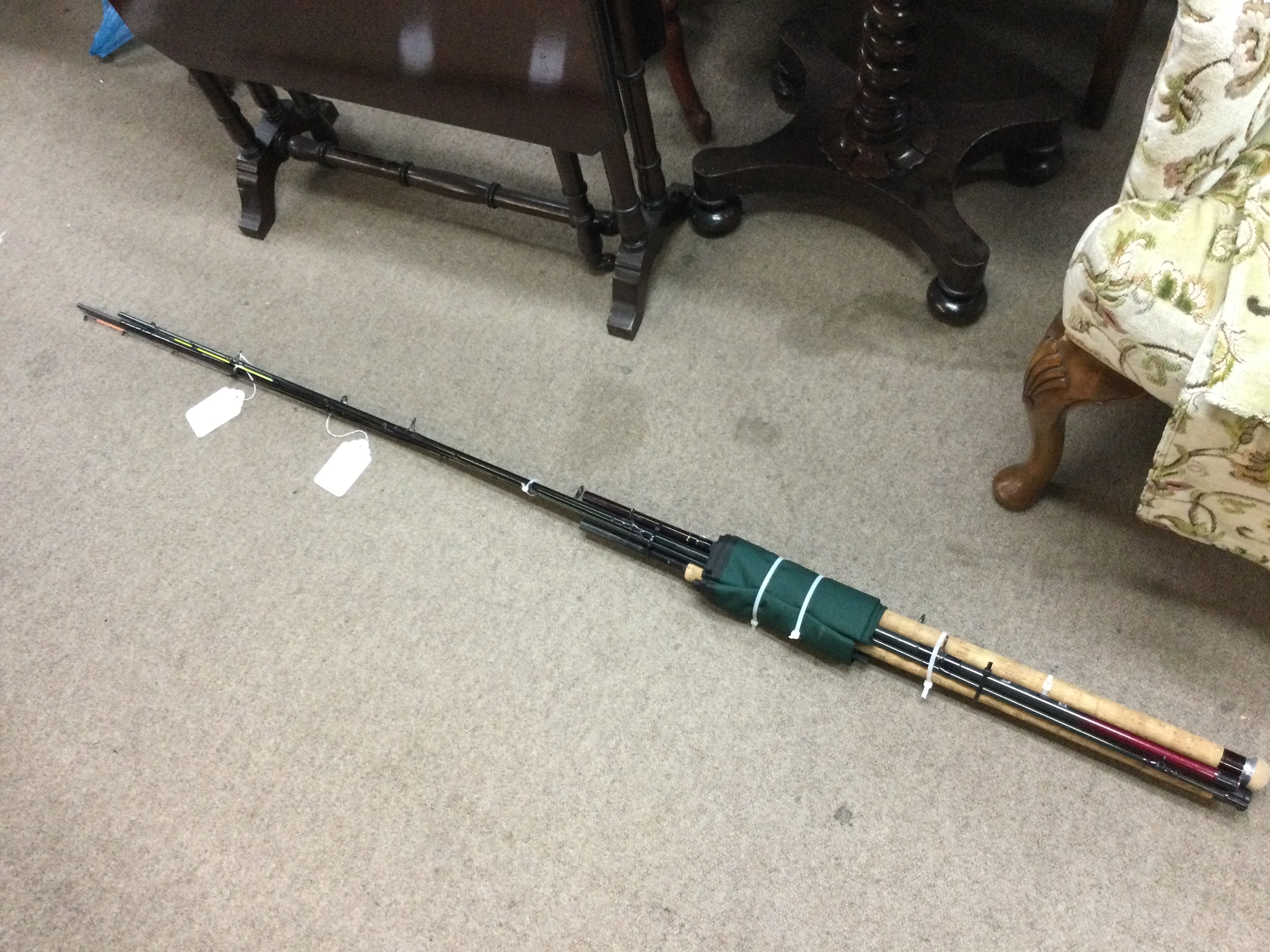 A  Cormowan specilan 13ft heavy feeder/ quiver very good condition and silstar 12f traditional feeder very good condition 