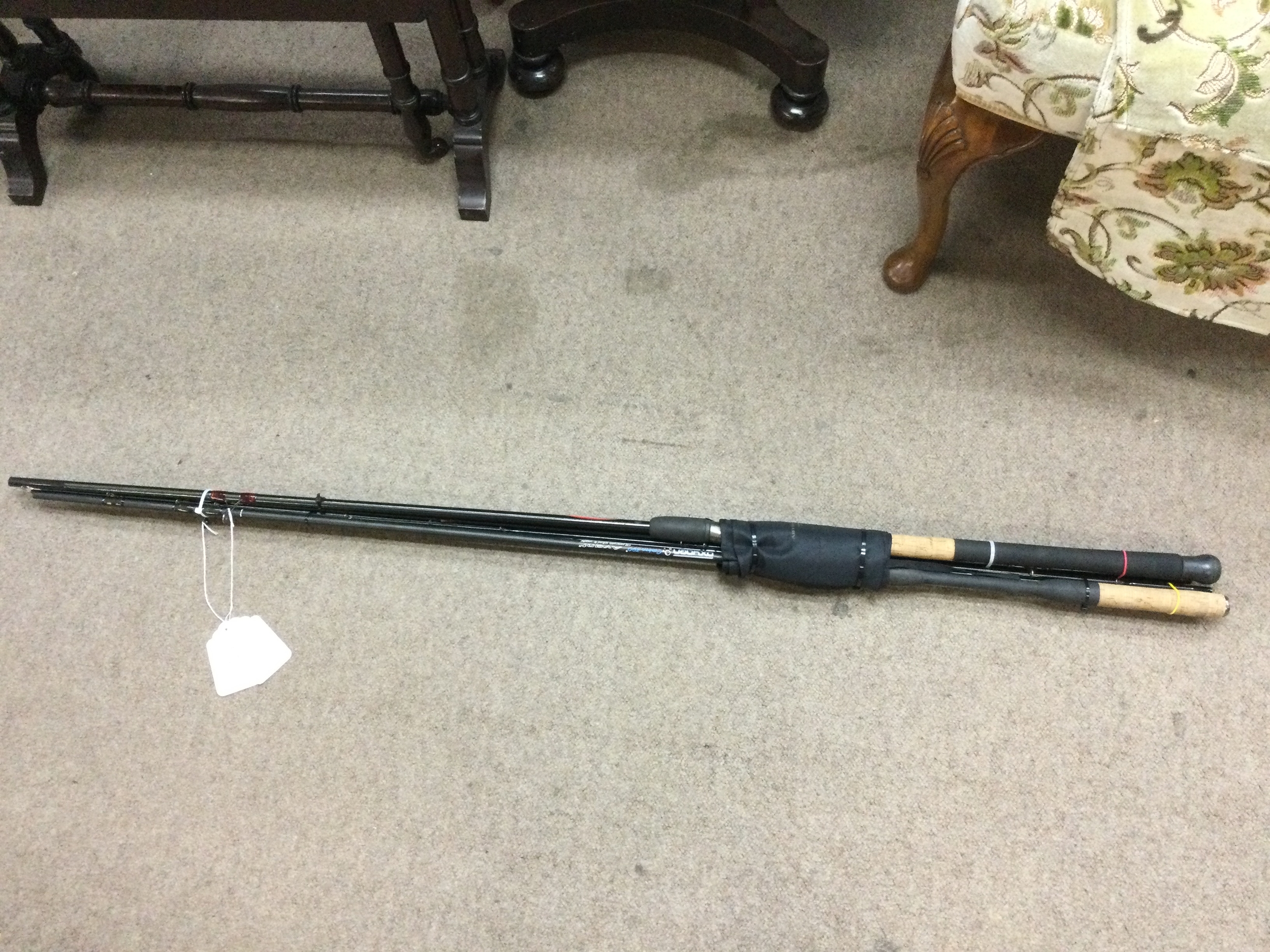 A Maver Abyss 2000 13FT match rod new unused and avant oxygen 13FT spliced tip carbon 390 waggler. New, unused . No reserve 