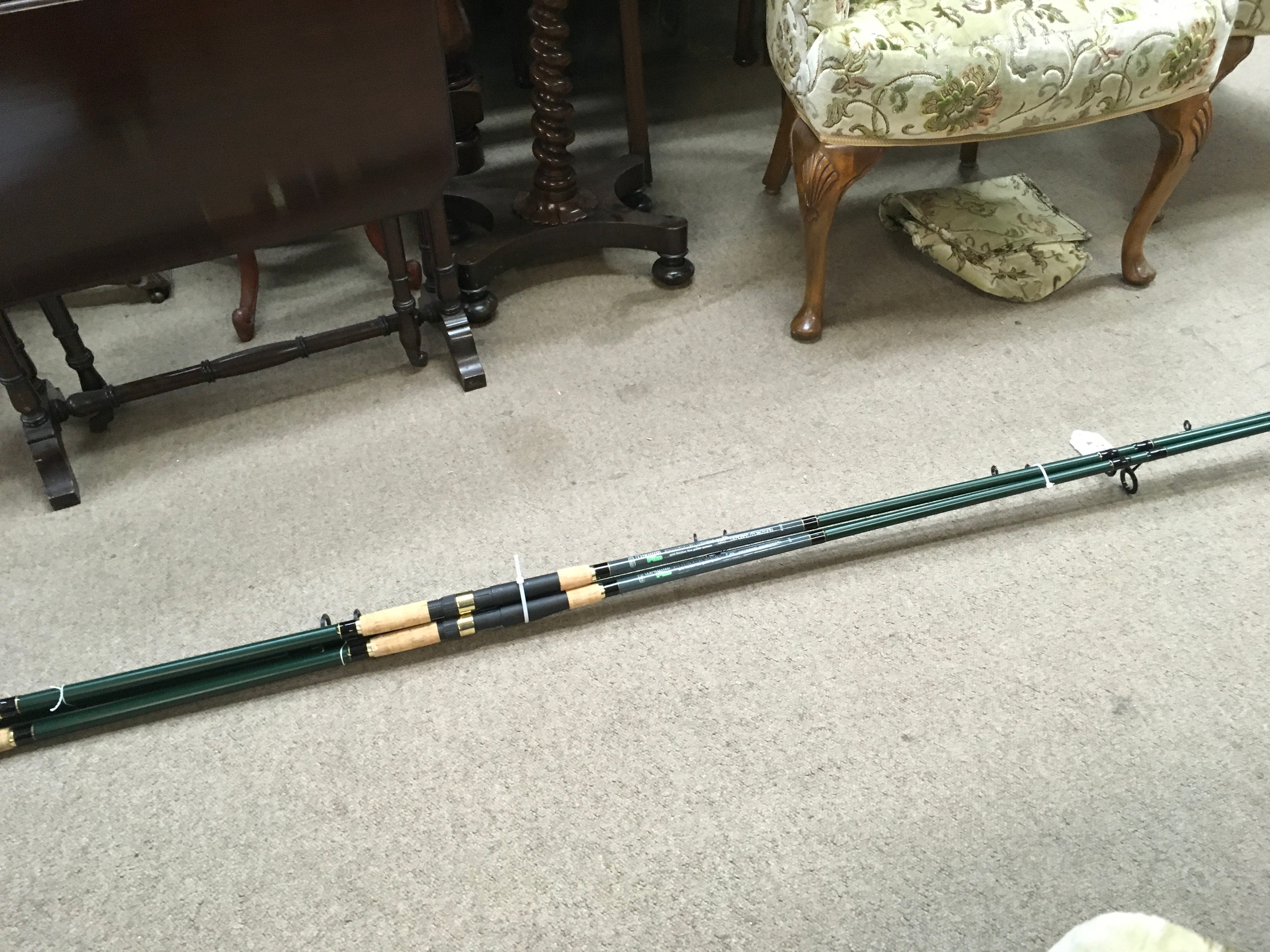 A pair of new 3lb t/c 12ft pike rods, brand new never used . No reserve 