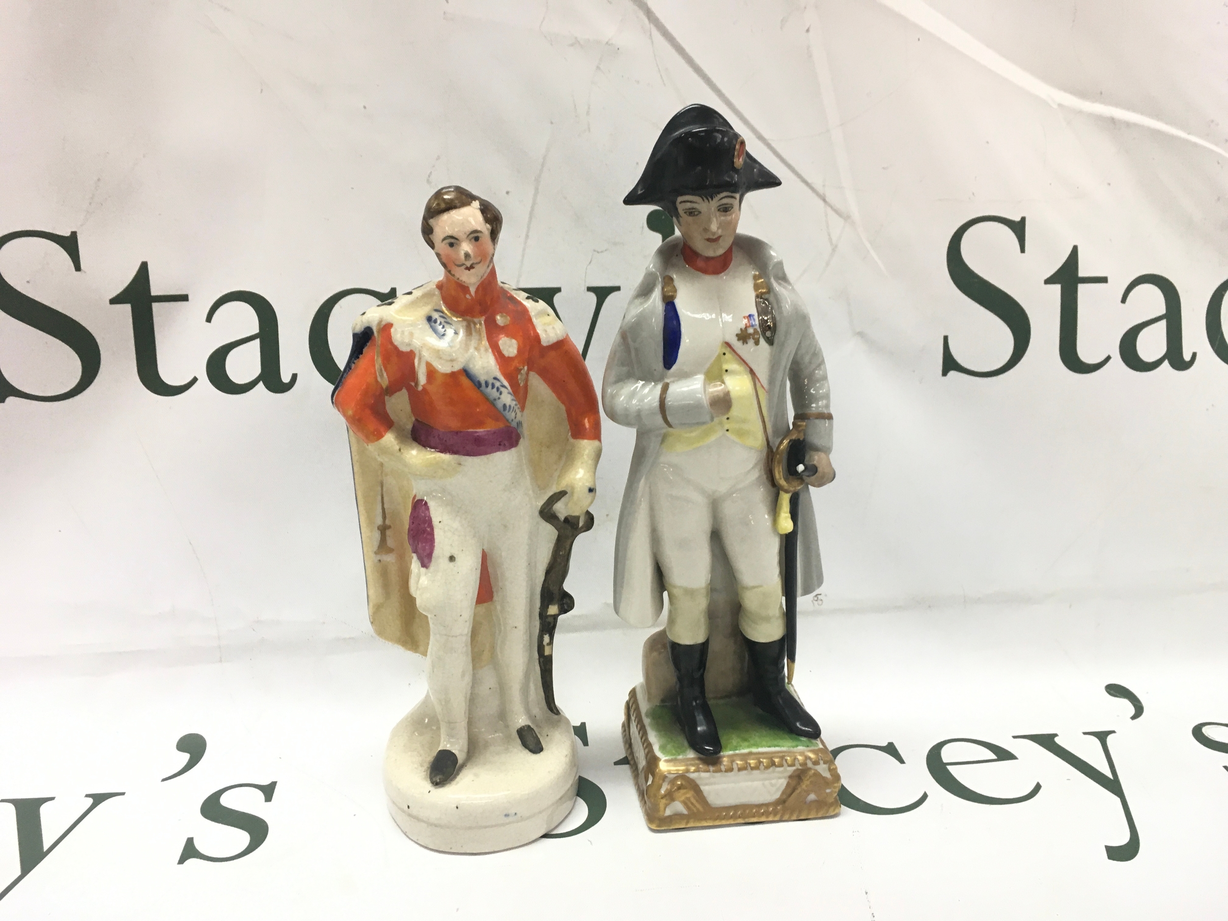 Napoleon figurine by carondimante 19th royal figure in military dress