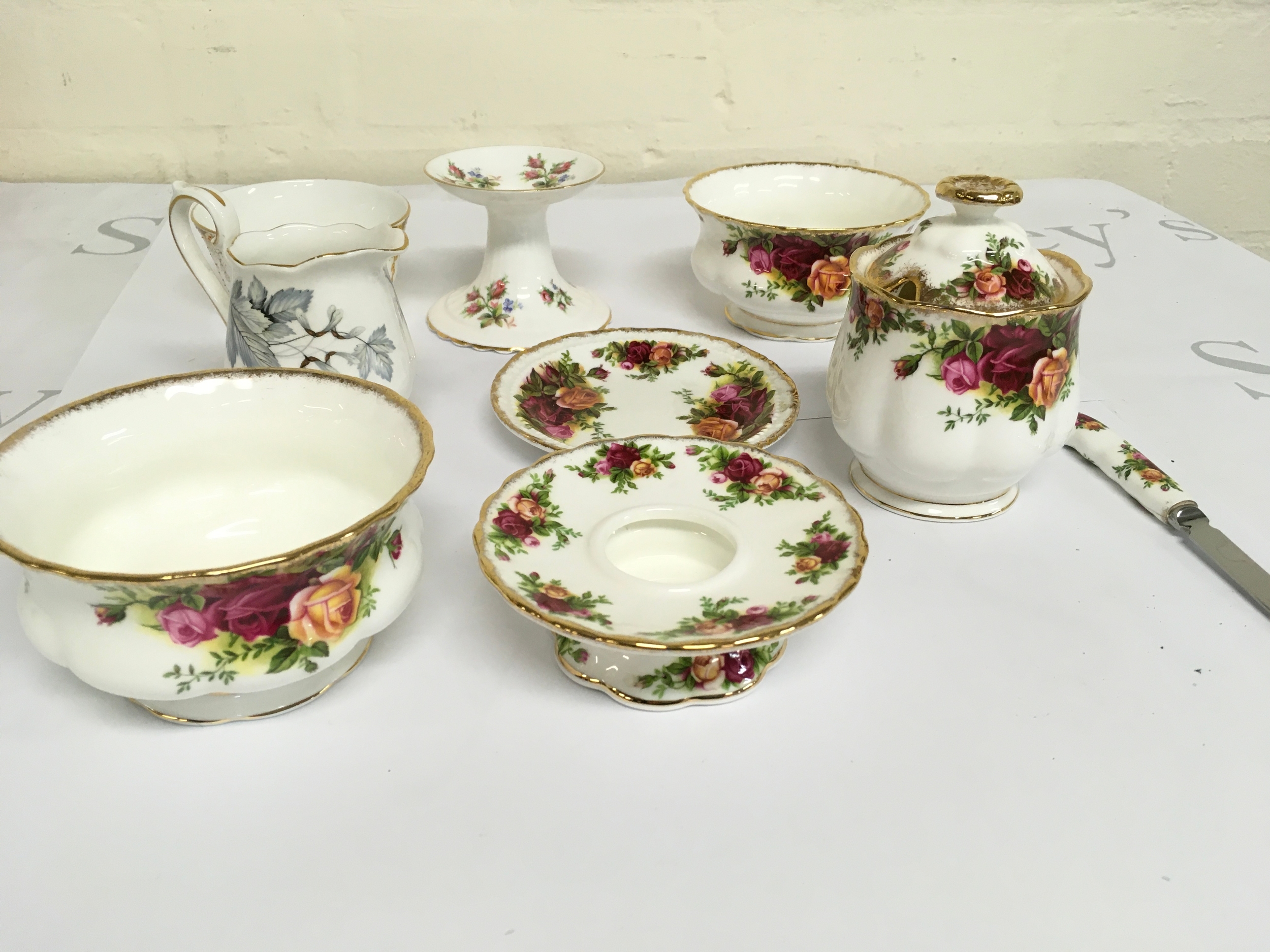 A collection of royal Albert items including old country rose etc 